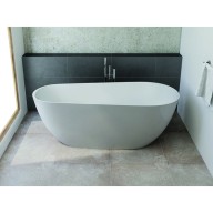 Baignoire ilôt SPHINX en marbre reconstitué brillant