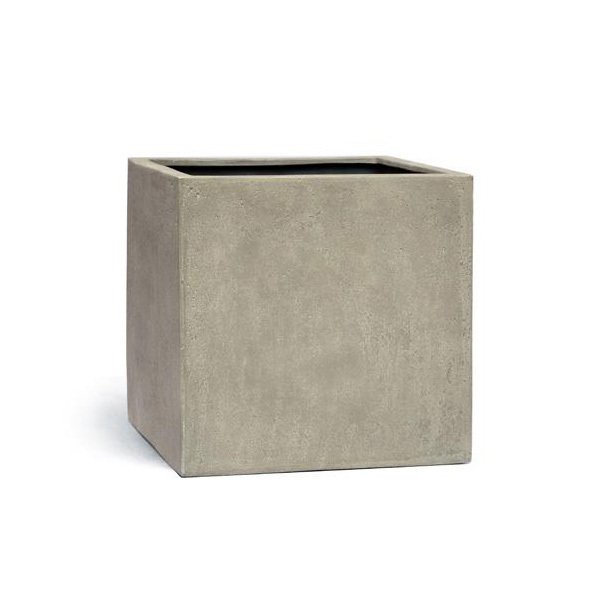 Vase carré Square PM aspect béton