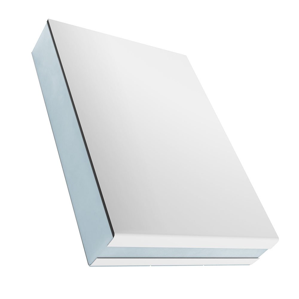 Panneau sandwich de toiture STADUR PHONIC 25 mm - 1200 x 4500,  blanc RAL 9010, compatible VERANCO