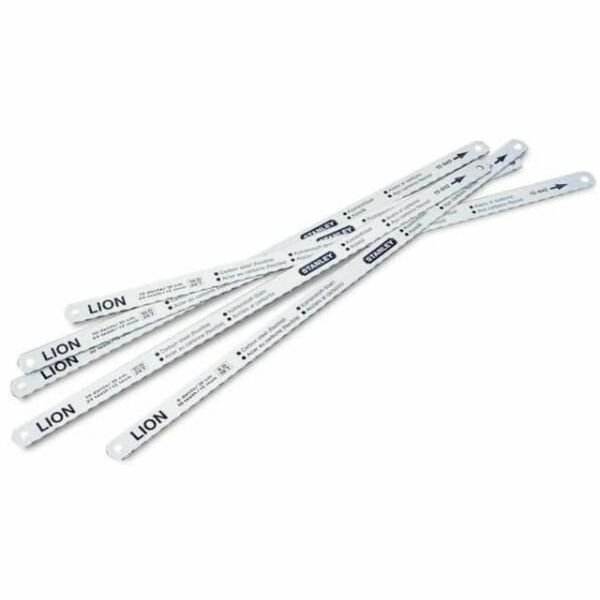 Jeu de 5 lames de scie à métaux Lion (panachées)