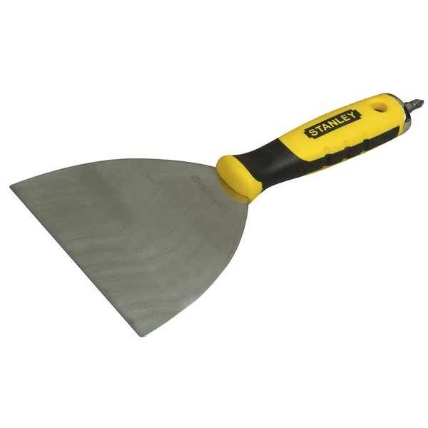 Spatule couteau de plâtrier 150 mm, acier inoxydable, avec empreinte Phillips