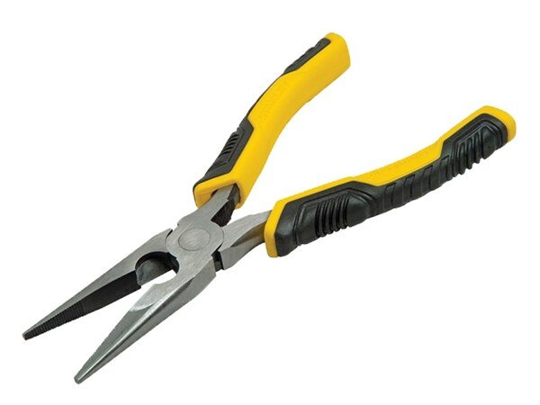 Pince à becs 1/2 ronds longs, 200 mm