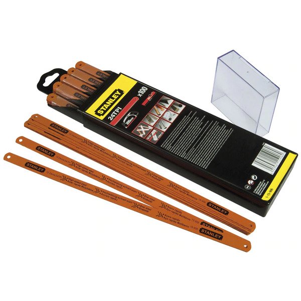 Boîte de 100 lames de scie à métaux HSS rubis 24 dents/pouce