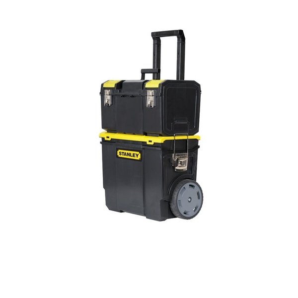 Servante d'atelier compacte, poignée télescopique, H 63 cm