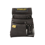 Porte-outils de ceinture en cuir, 3 poches et porte-marteau, 28 cm
