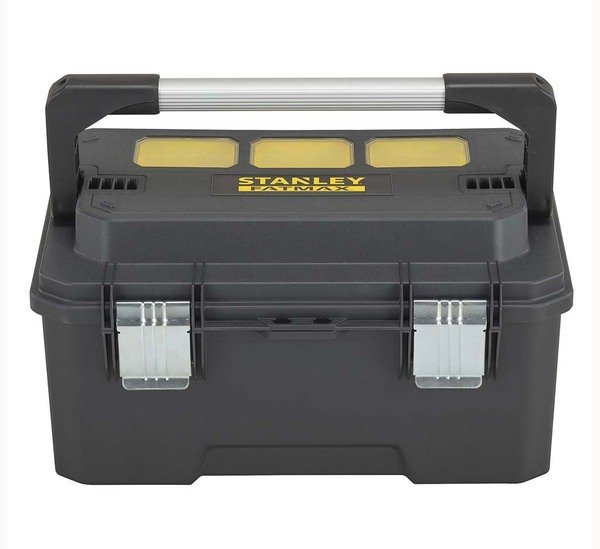 Boîte à outils pro à plateau coulissant, 3 godets, 29,7 L