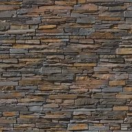 Parement Strata ton rouille