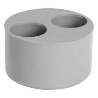 Tampon de réduction double - Ø 110 / 40 / 40 mm