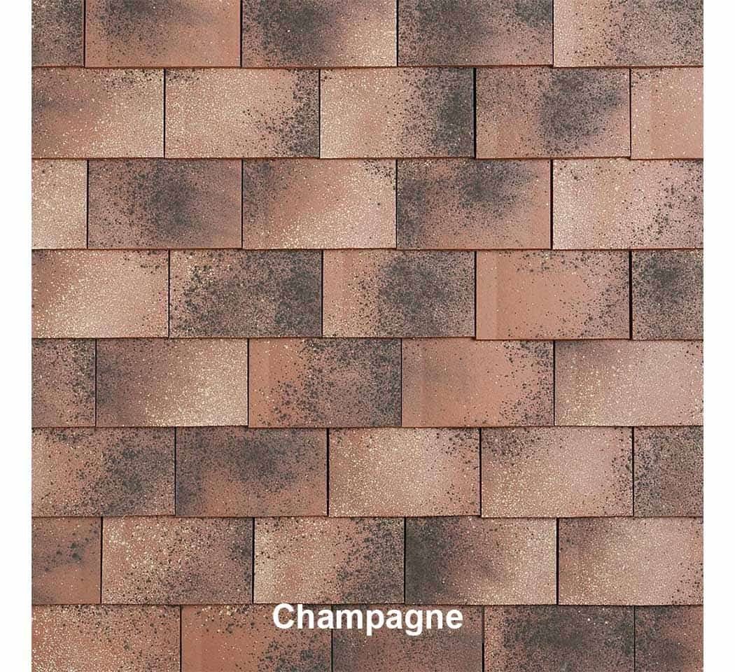 Tuile TEMPO 18.5 x 31 patiné champagne