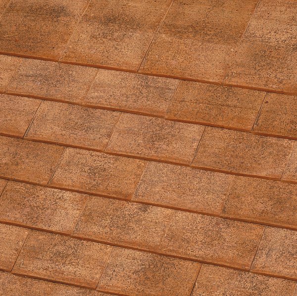 Tuile Elysée 13 mm x 27 cm x 35 cm, sablé champagne