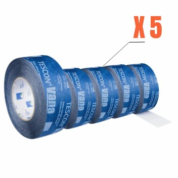 Vignette Adhésif TESCON VANA 6 cm x 30 m, lot de 5