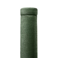 Brise vue, toile souple verte (350gr/m²) - rouleau 5m, hauteur 193 cm