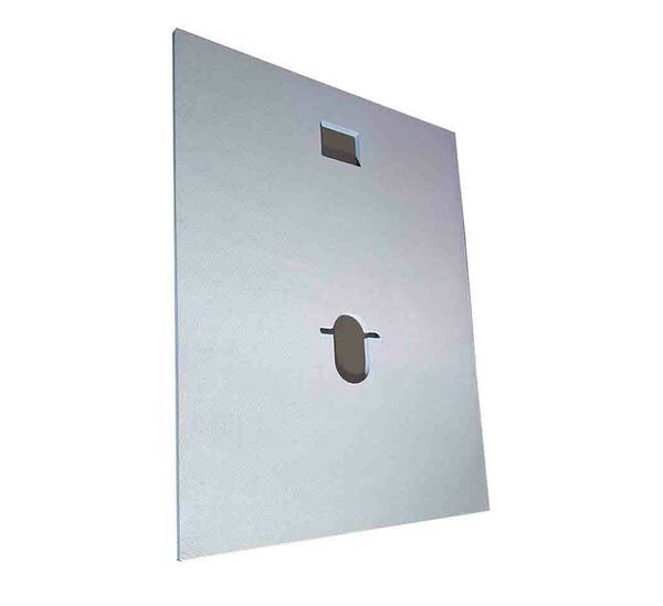 Habillage universel pré-percé à carreler pour bati-support