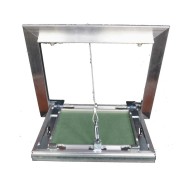 Trappe de visite cadre alu avec panneau plâtre et joint feutrine 200 mm x 200 mm