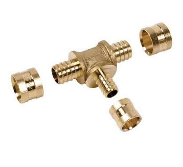 Té réduit à glissement pour PER - Ø 20-12-20 mm