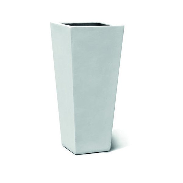 Vase haut rectangulaire Truro couleur Blanc
