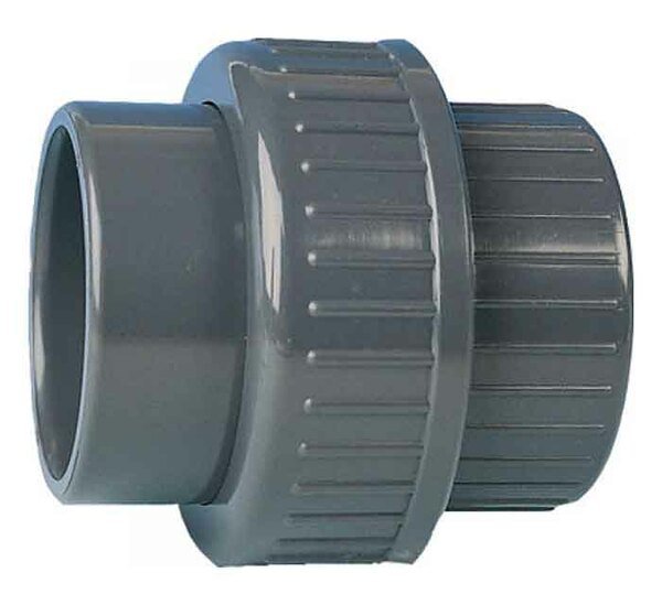 Union 3 pièces PVC pression à coller - Ø 40 mm