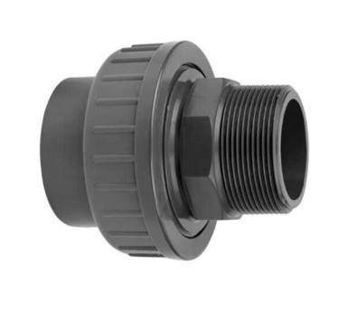 Vignette Union 3 pièces PVC pression femelle - Ø 40 mm