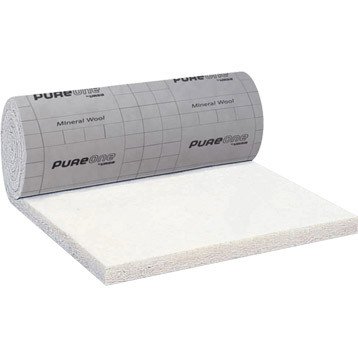 Laine de verre URSA PUREONE 32 QP , kraft 120 mm x 120 cm x 270 cm R 3,75