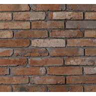 Parement Brique terre cuite Vintage rouge