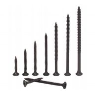 Vis TTPC pour plaque de plâtre 3.5 mm x 25 mm, tête trompette, philips