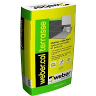 Colle webercol terrasse blanc, 25 kg
