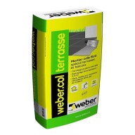 Colle webercol terrasse gris, 25 kg