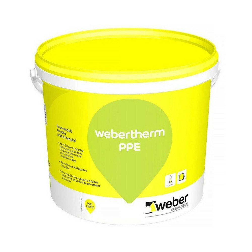 Enduit monocouche webertherm PPE