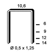 Agrafes PF-14 INOX