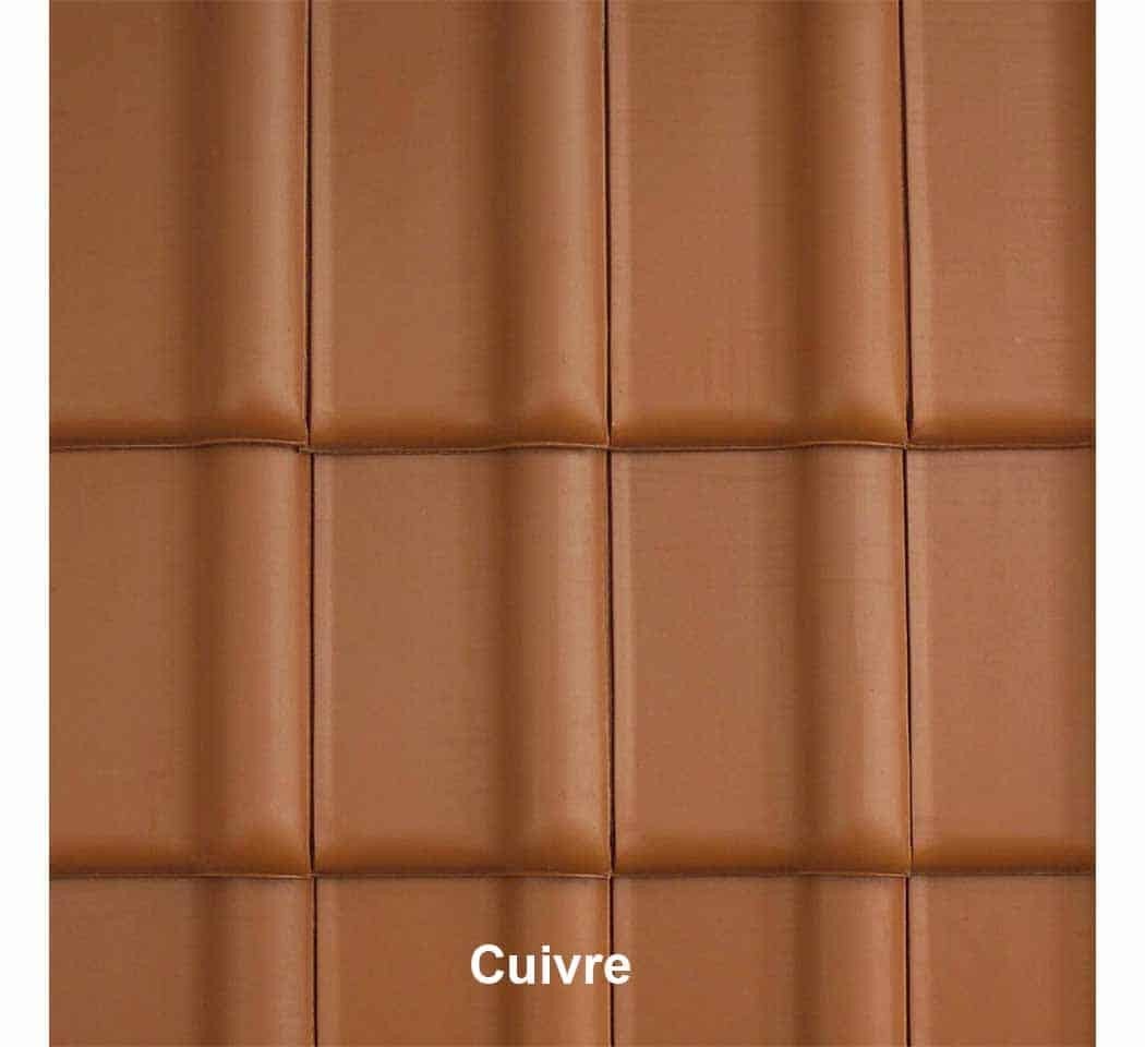Tuile ALEGRA couleur cuivre