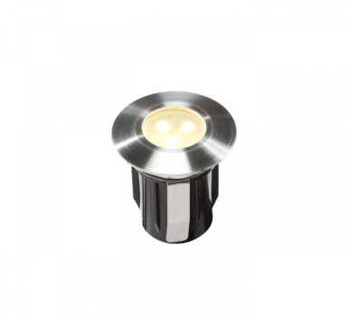 Vignette Spot led encastré Alpha, pour terrasse, blanc chaud