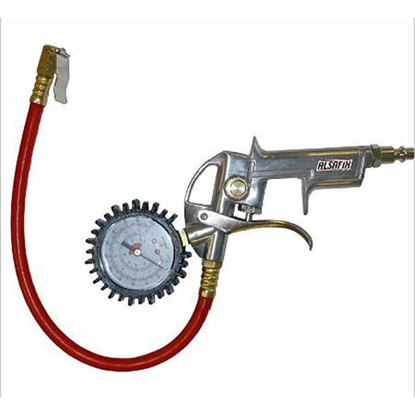 Pistolet de gonflage avec manomètre gradué