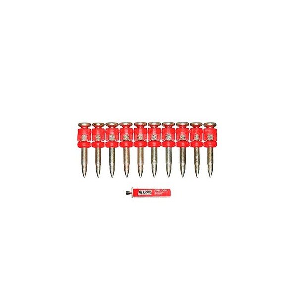 Pack clous béton TI-1000/27 XH avec une cartouche de gaz
