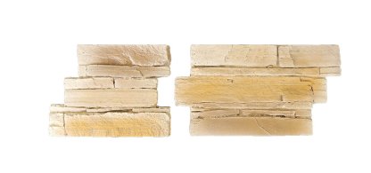 Vignette Chaine d'Angle Strata - ton beige nuancé