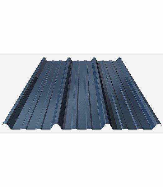 Bac acier 63/100 105 cm x 300 cm, bleu (RAL5008), anti condensation