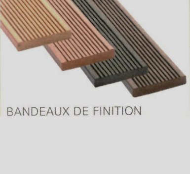 Vignette Bandeau de finition pour lames REVERSO, SIGLO, 2000 x 55 x 10mm ebony