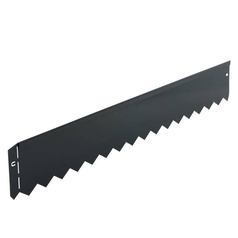 Bordure de pelouse « Serra » en métal galvanisé, anthracite L 103 cm x H 12 cm