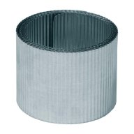 Bordure de pelouse ondulée en métal galvanisé L 500 cm x H 14 cm