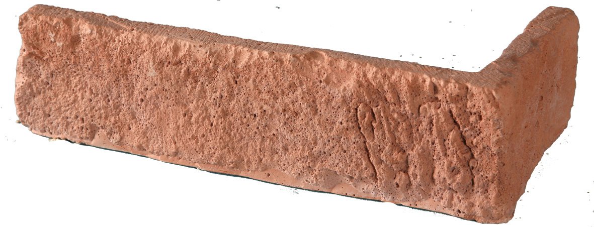 Brique d'angle rouge