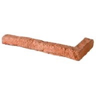 Briquette d'angle rouge