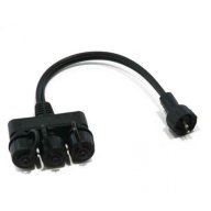 Câble diviseur muni de 3 raccords étanches