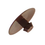 Capuchon brun vis béton T30