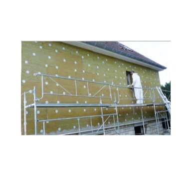 Vignette Kit complet ITE laine de roche ROCKWOOL, 50 m², 160 mm