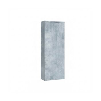 Vignette Colonne murale OXFORD, H.104 cm, P. 17 cm, 1 porte, béton Bellato, charnières à droite, poignée en bas
