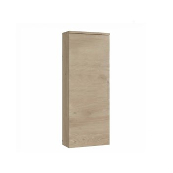 Vignette Colonne murale OXFORD, H.104 cm, P. 17 cm, 1 porte, chêne Sanremo, charnières à droite, poignée en bas