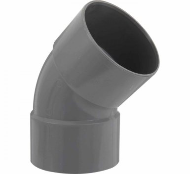 Vignette Coude PVC Ø 100 mm, 45° F/F