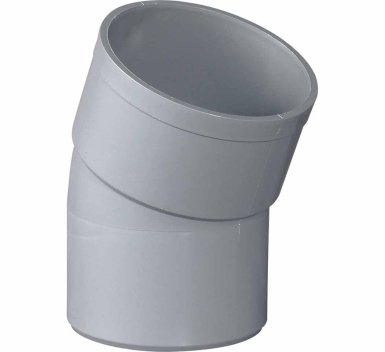 Vignette Coude PVC Ø 100 mm, 45° M/F