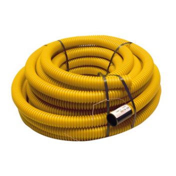 Vignette Gaine PE Ø 90 mm x 25 m, jaune