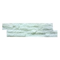 Parement pierre naturelle WHITE DIAMOND, teinte blanc/quartz