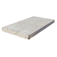 Margelle de piscine ou couvertine CLASSHADE, bords droits, surface vieillie, 33 cm x 61 cm x 3 cm